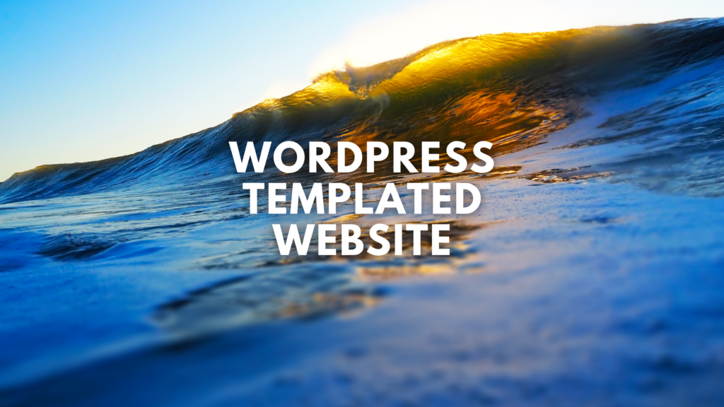 WordPress Templated Website WordPress Templated Website